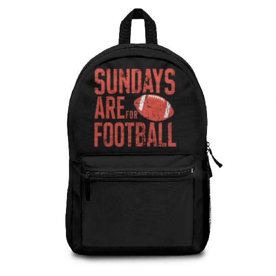 Sundays Are for Football American Football Backpacks