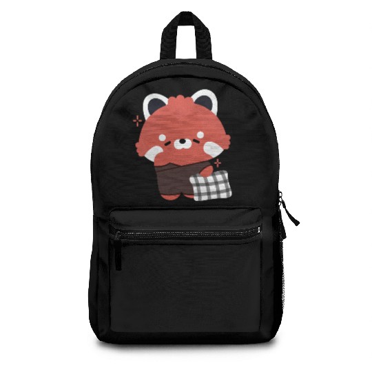 Sleepy Red Panda Backpacks
