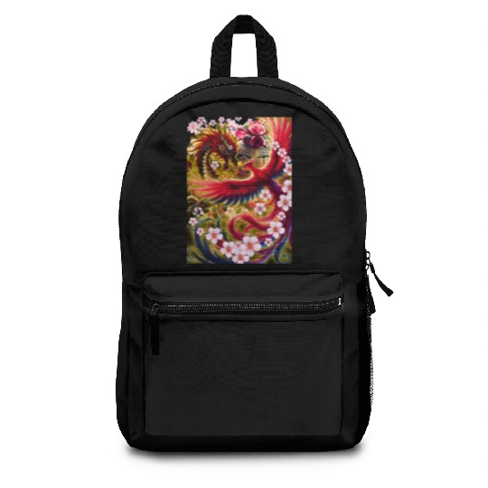 Chinese Dragon and Phoenix Backpacks
