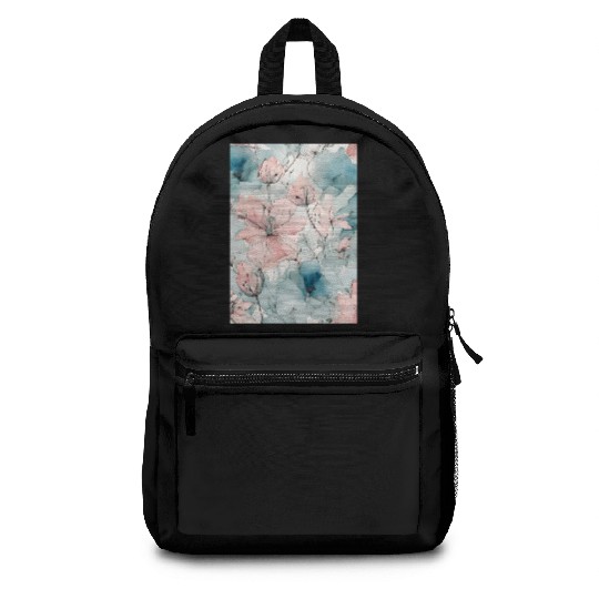 Pastel Flowers, Flowers Backpacks