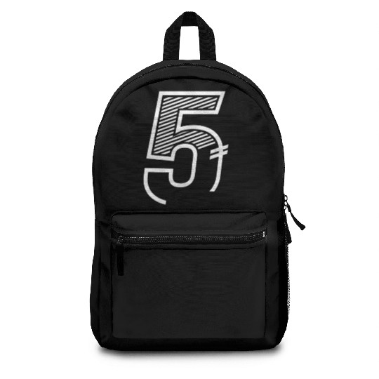 Number 5 Sports Jersey 5th birthday Backpacks