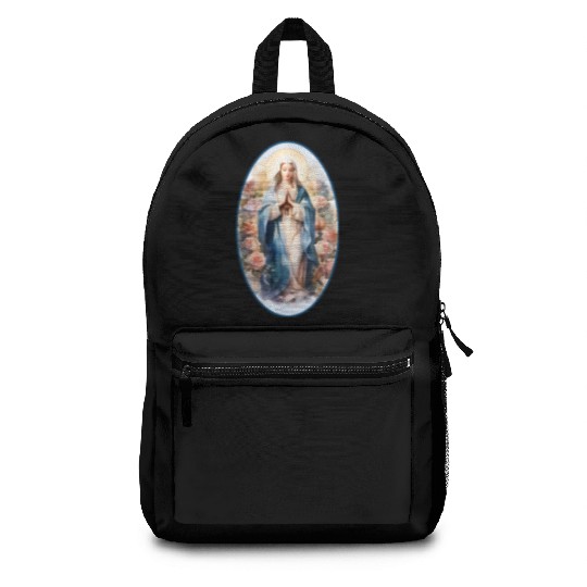 Blessed Mother Mary Knows Best Catholic Backpacks