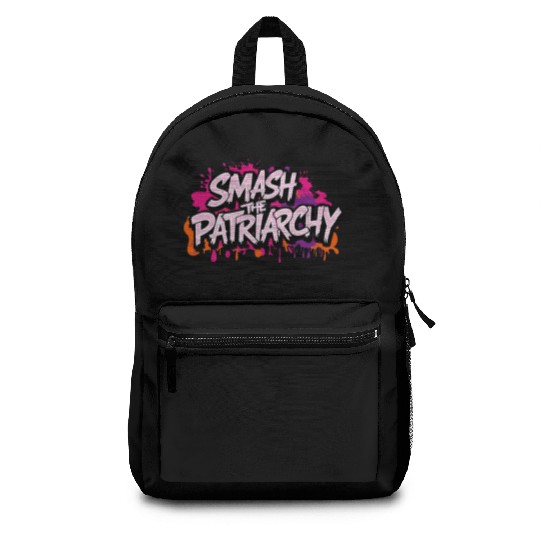 Smash The Patriarchy - International Womens Day Backpacks