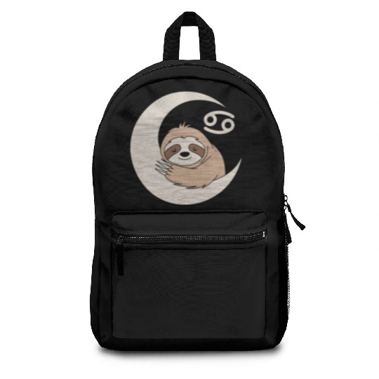 Cancer Zodiac Sloth Embrace the Calmness Backpacks