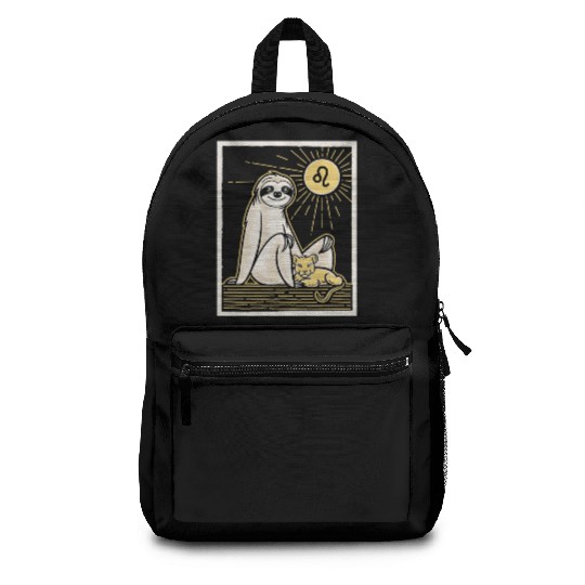 Leo Zodiac Sloth Sunbeam Magic with Lion Cub Backpacks