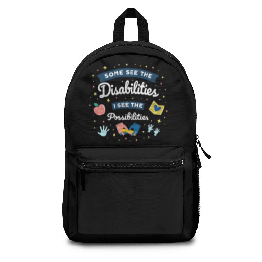 Inspirational Special Ed Teacher Gift Backpacks
