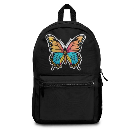 Colorful beautiful Butterfly Backpacks