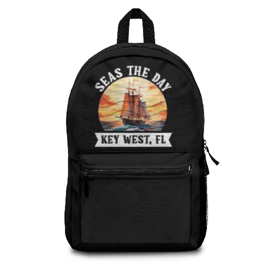 Florida Keys SEAS THE DAY IN KEY-WEST FLORIDA Backpacks