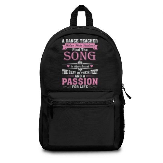 A Dance Teacher Helps Their Students Find The Song Backpacks