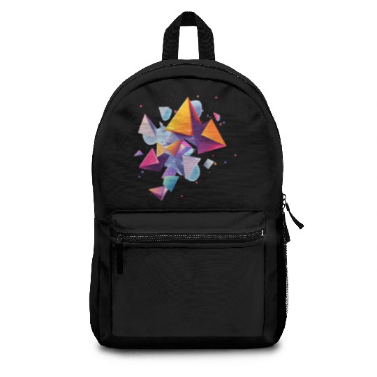 Creative colorful shapes Backpacks