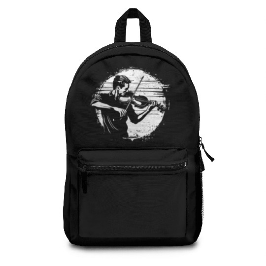 Violin Boy Sketch Backpacks