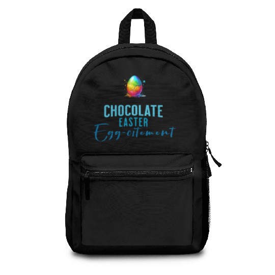 Chocolate Easter Egg-citement, Unique Backpacks