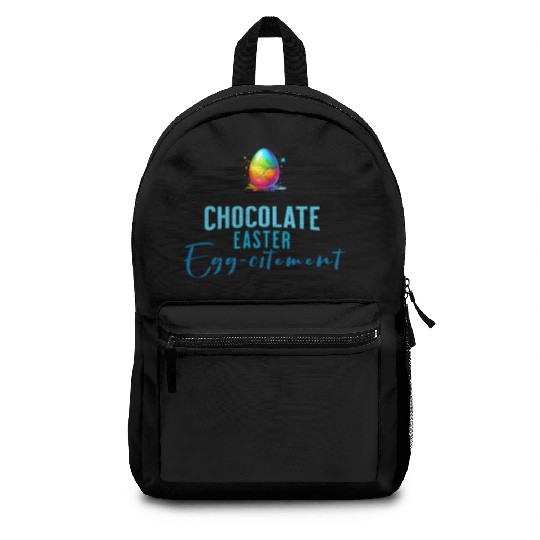 Chocolate Easter Egg-citement, Unique Backpacks