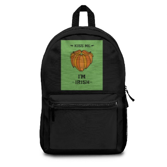 Kiss Me Im Irish Backpacks