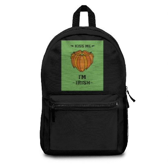 Kiss Me Im Irish Backpacks