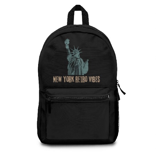 “New York Retro Vibes – Classic City Nostalgia” Backpacks