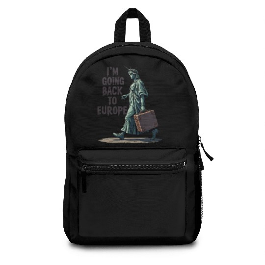 Funny Statue of Liberty USA America Sarcasm Backpacks