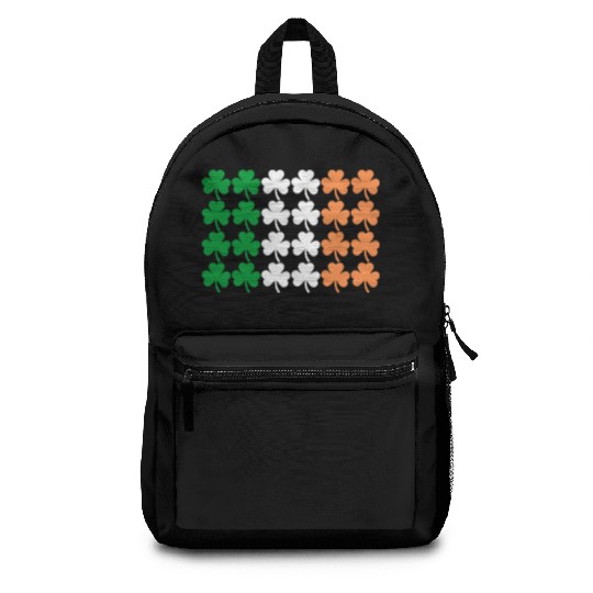 Ireland Shamrock Flag Backpacks