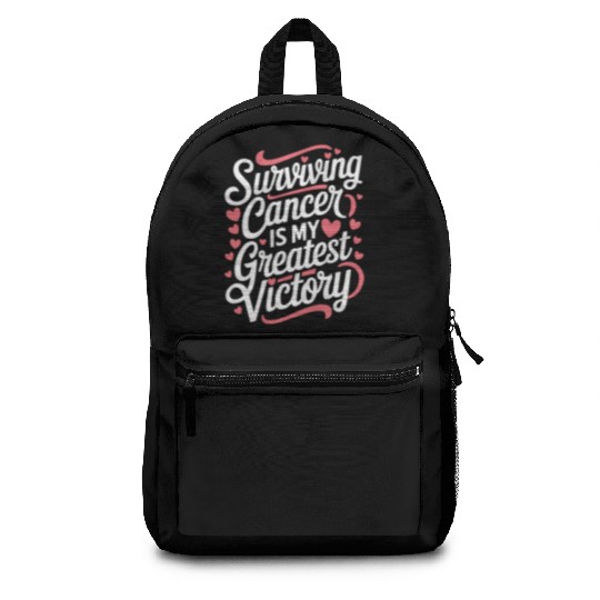 Cancer Survivor Chemotherapy Chemo Beat Cancer Backpacks
