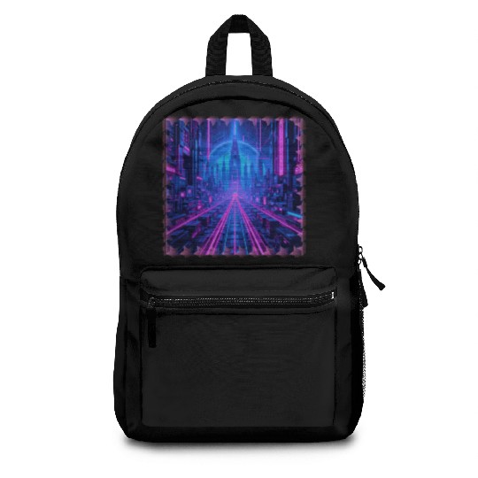 Cyberpunk Dreamscape Backpacks