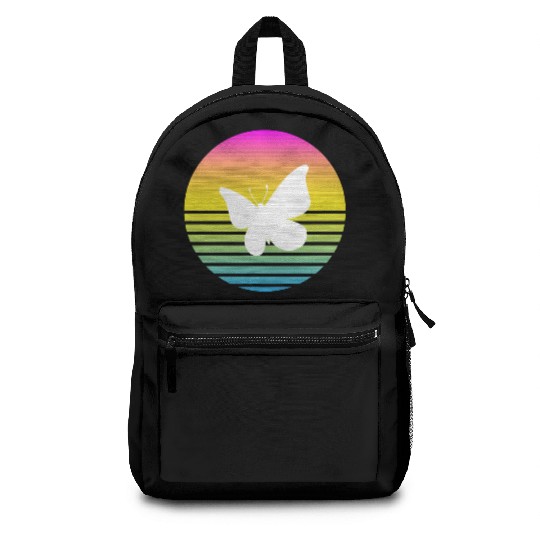 Vibrant Butterfly Backpacks