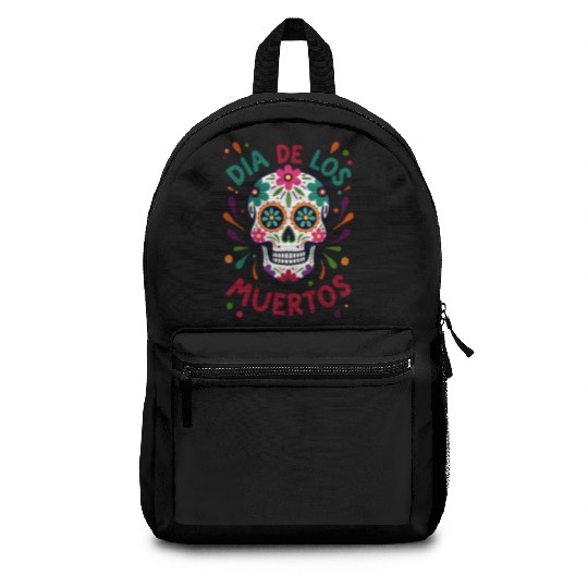 Mexico Día de los Muertos Skull Backpacks