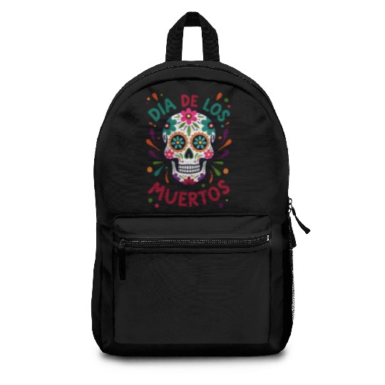 Mexico Día de los Muertos Skull Backpacks