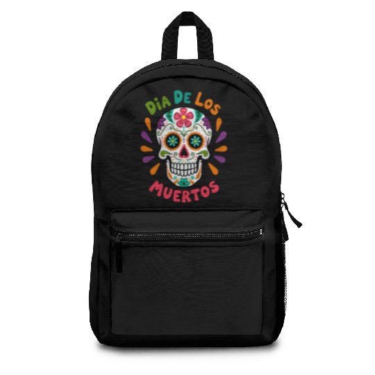 Mexico Día de los Muertos Skull Backpacks
