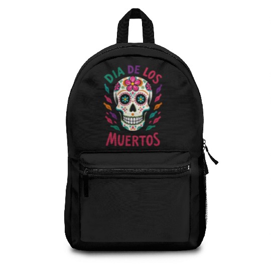 Mexico Día de los Muertos Skull Backpacks