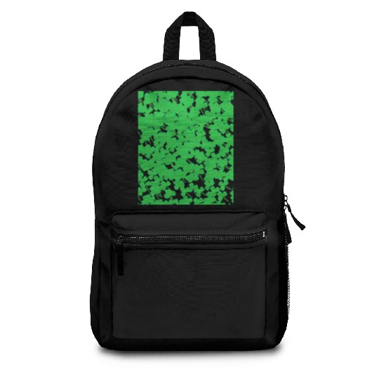 Lucky Shamrock Hearts – St. Patrick’s Day Green Backpacks