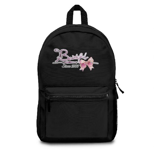 Beautiful since1983 birthday typography Backpacks