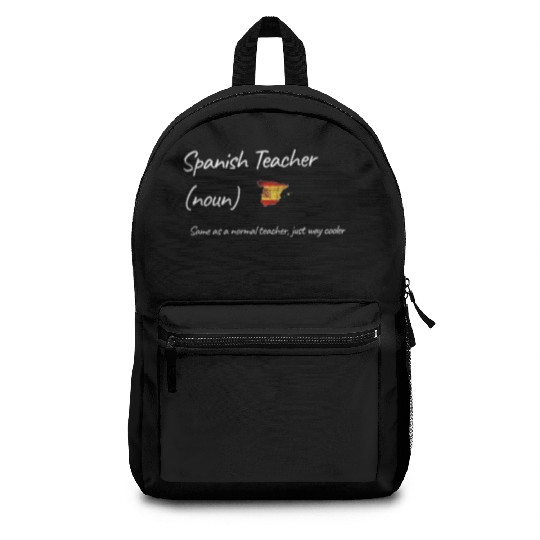 Spanish Teacher Same As Normal Teacher Cooler Backpacks