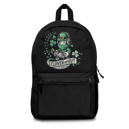 Clover And Out St. Patrick's Day Gaming Backpacks