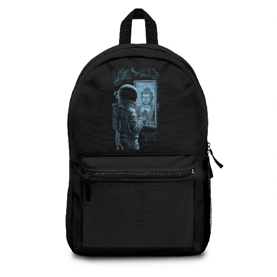 Astronaut Buddha Backpacks, Graffiti Street