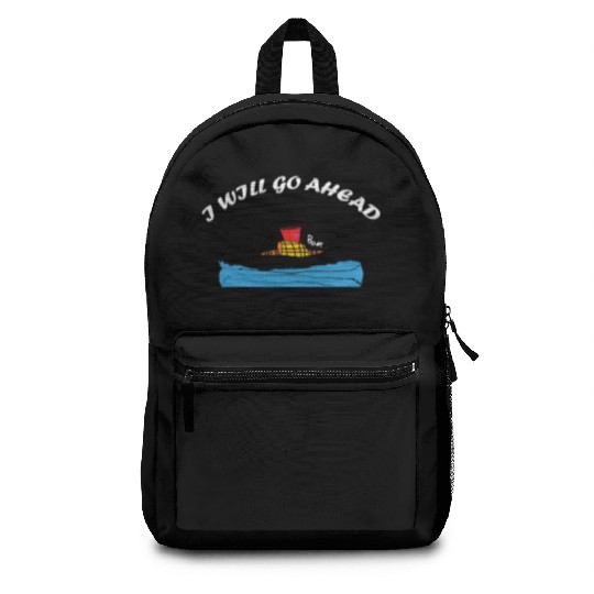 "I Will Go Ahead" Motivational Boat Art Backpacks –