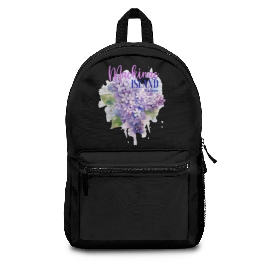 Mackinac Island Michigan Lilacs Lilac Festival Sta Backpacks