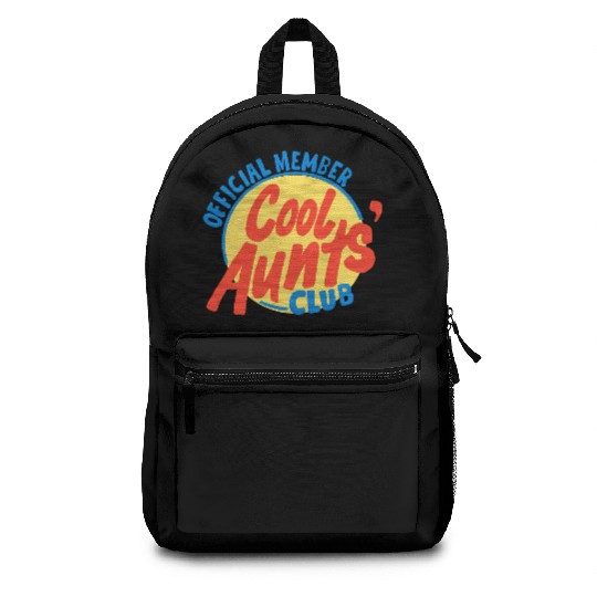 Official Member Cool Aunt’s Club – Sunny Retro Bad Backpacks