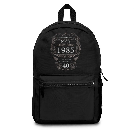 Legendary 40th Birthday Vintage 1985 Stylish Backpacks