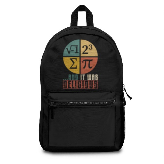 I Ate Some Pie and It Was Delicious Funny PI Day Backpacks