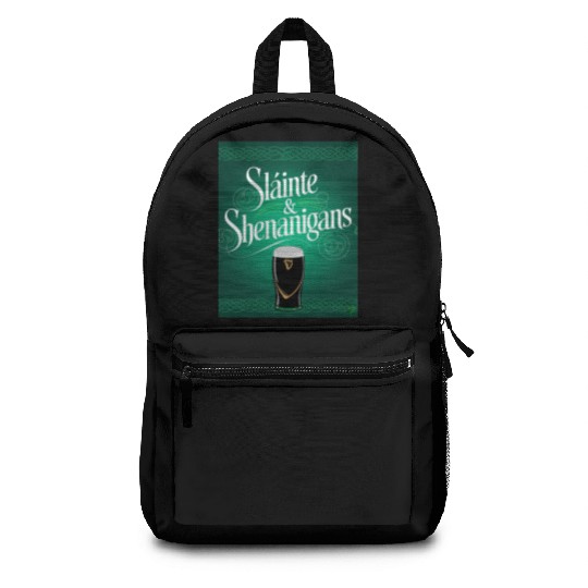 Slainte And Shenanigans Backpacks