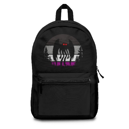 Retro ACE Mothman Asexual Pride Point pleasant Cry Backpacks