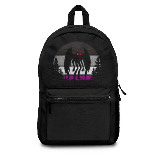 Retro ACE Mothman Asexual Pride Point pleasant Cry Backpacks