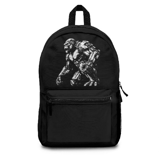 Mech gorilla Sci-Fi Robot Cyberpunk Future Backpacks