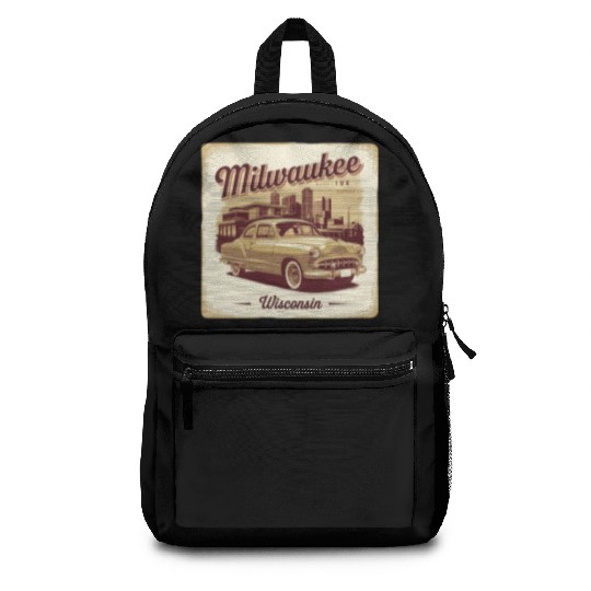Milwaukee Souvenir and Travel Gift Idea Backpacks