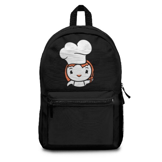 Bird Chef Cap Duck Delicious Hungry Eat Sweet Cute Backpacks