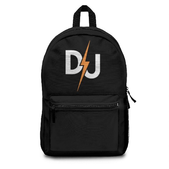 DJ Lightning Bolt – High-Energy Music Lover Logo Backpacks