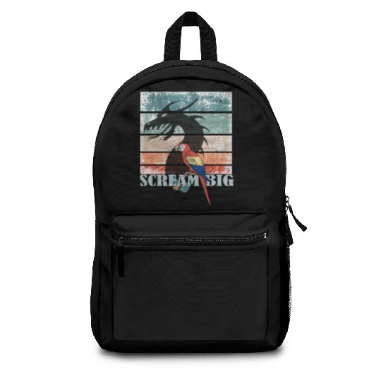 Scream Big Parrot Dragon Fusion Backpacks