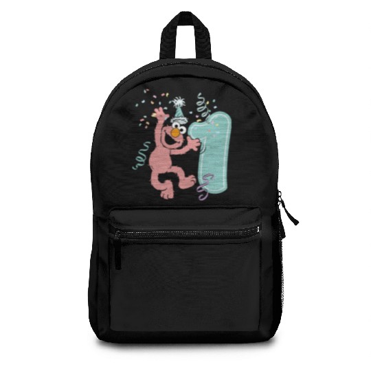 Sesame Street Birthday Design With Elmo One Year Backpacks