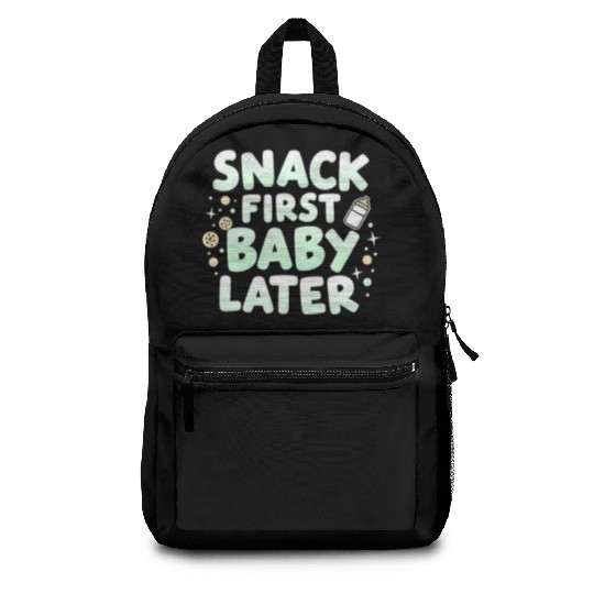 Pregnancy Cravings Funny Maternity Food Baby Bump Backpacks