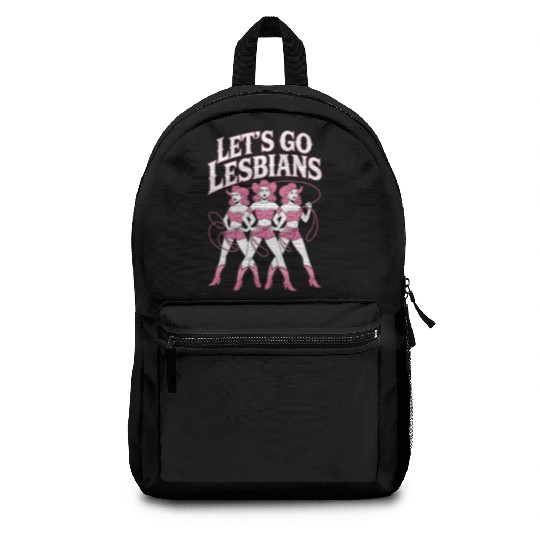 Let’s Go Lesbians Subtle Lesbian Pride Backpacks